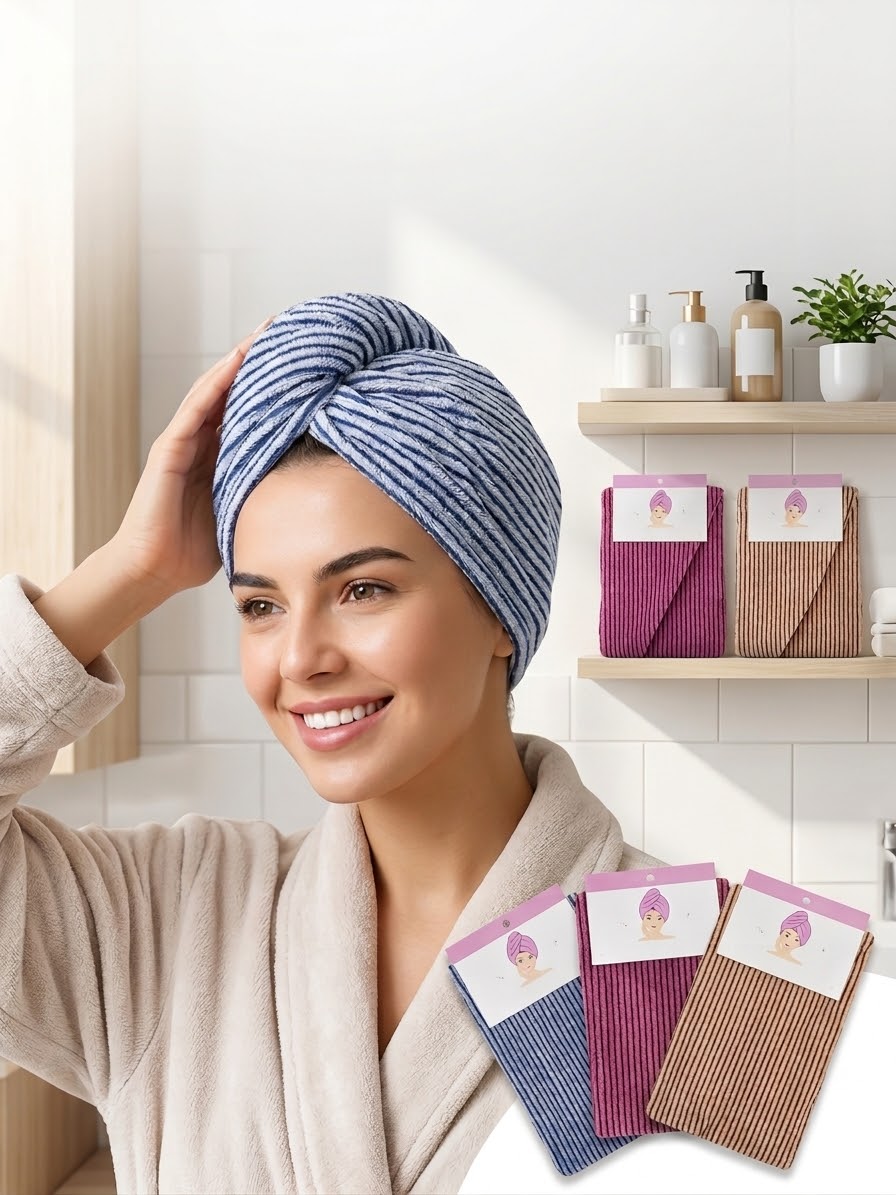 Toalla de microfibra para cabello